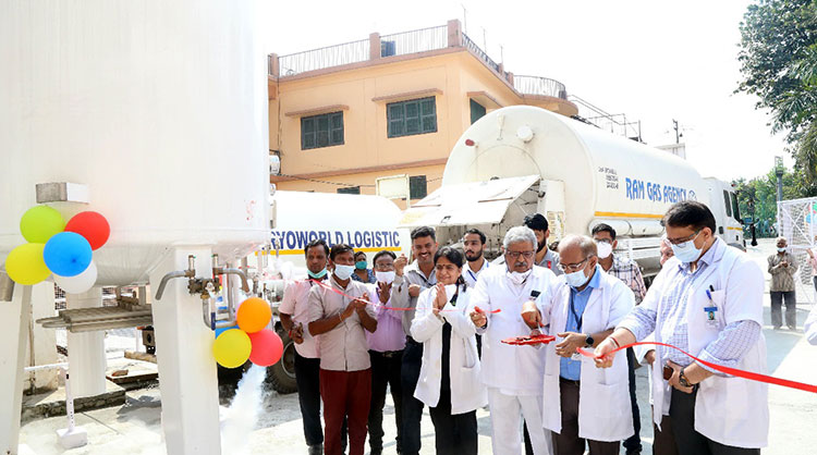 20,000 kg liquid oxygen storage tank is started at SMIH