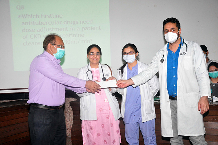 Quiz competition organized on World TB Day